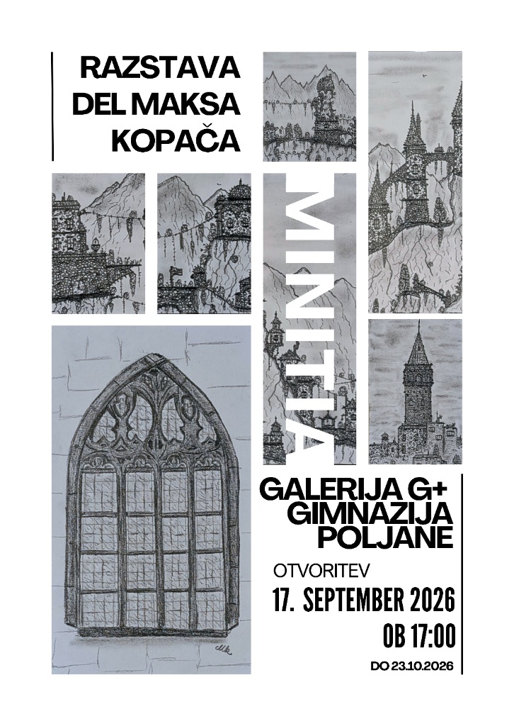 Minitia — exhibition poster
